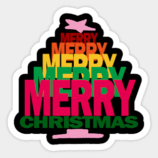 Merry Christmas Sticker